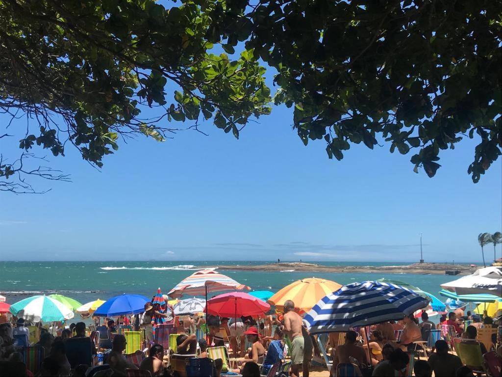 Apartamento Pe Na Areia E Aguas Tranquilas No Centro De Guarapari Dış mekan fotoğraf
